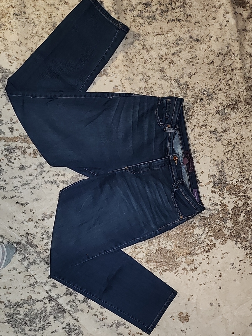Dark Blue Women's Stretch Gloria Vanderbilt Jeans Size 14